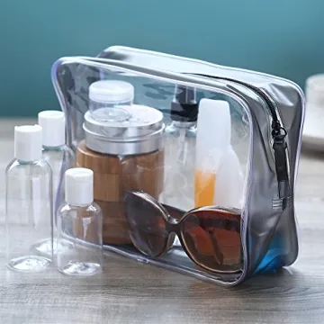 Pangda Clear Zippered Pouches Set - Organize Anywhere!