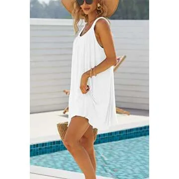 iGENJUN Summer Dress 2024 Women Beach Cover Ups