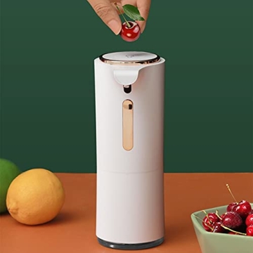 BEYOND CREATION Premium Automatic Foaming , Touchless Soap Dispenser with Fragrance Function, Hand Free Foam Soap Dispenser for Bathroom or Kitchen (White)