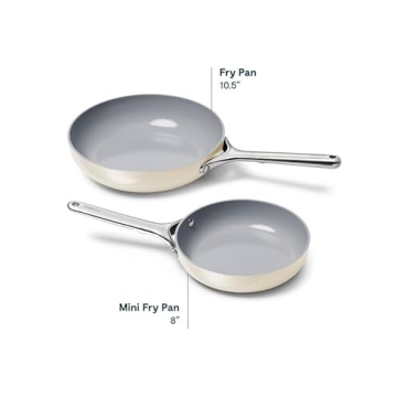 Caraway 8" Nonstick Ceramic Fry Pan - Versatile & Non Toxic