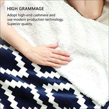 YUUHUM Ultra Soft Sherpa Blanket for Ultimate Comfort