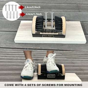Bore Baby Boot Scrubber - Outdoor Heavy Duty Boot Scraper Brush & Shoe Mud Cleaner