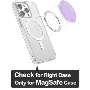 metisinno Magnetic Base for iPhone and PopSocket Grips