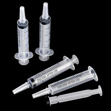 Frienda Large Plastic Syringe 4 Pack for Versatile Dispensing