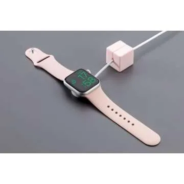 Function101 Cable Blocks 4 Pack | Pink | Magnetic Weighted Silicone Cord Organizer for Desk, Home, Office, Nightstand | Flexible and Tangle-Free Cable Management