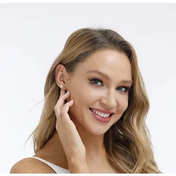 Elegant 925 Sterling Silver Hypoallergenic Stud Earrings Set