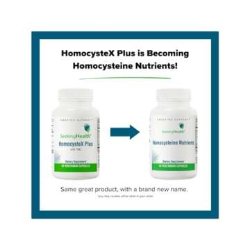 Seeking Health Homocysteine Nutrients for MTHFR Support