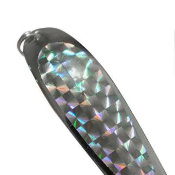 10pcs 3oz 6inch Fishing Spoon with Treble Hook Fish Jig Bait Lures Silver Tape - Fish WOW!