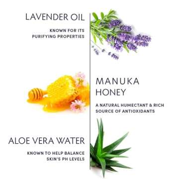 Naturopathica Lavender & Manuka Honey Balancing Mist, Facial Toner for Moisturizing, Calming and Bal...