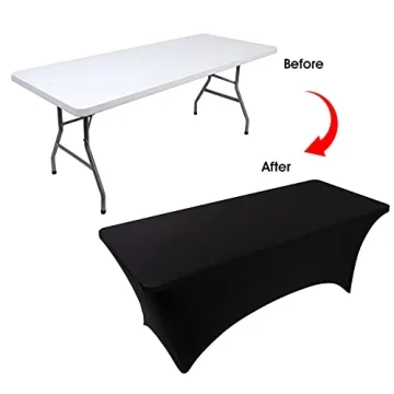 Stylish BDDC Spandex Table Covers for 4-Foot Tables
