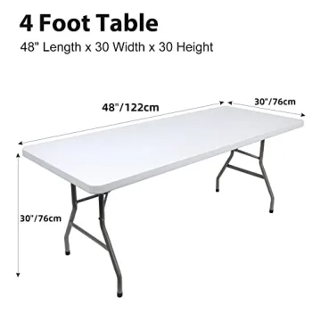Stylish BDDC Spandex Table Covers for 4-Foot Tables