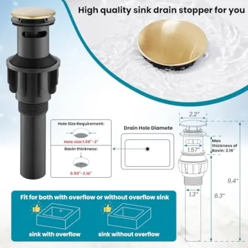 Gotonovo Antique Brass 8 Inch Widespread Bathroom Faucet