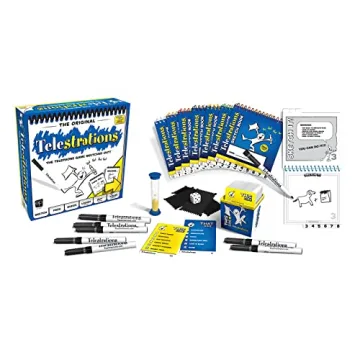 Telestrations Original 8-Player Family Game for Laughter