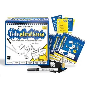 Telestrations Original 8-Player Family Game for Laughter