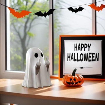 ZUZIF Halloween Ghost Figurine for Spooky Decor