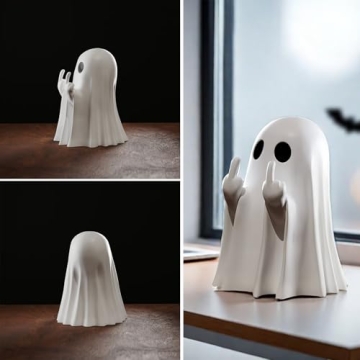 ZUZIF Halloween Ghost Figurine for Spooky Decor