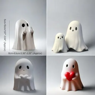 ZUZIF Halloween Ghost Figurine for Spooky Decor