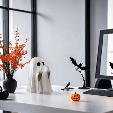 ZUZIF Halloween Ghost Figurine for Spooky Decor