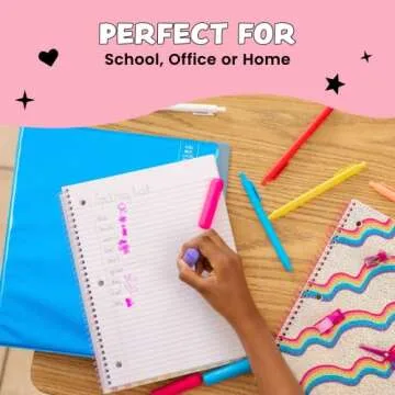 Yoobi 1 Inch Binder Set – 4 Pack for School & Office