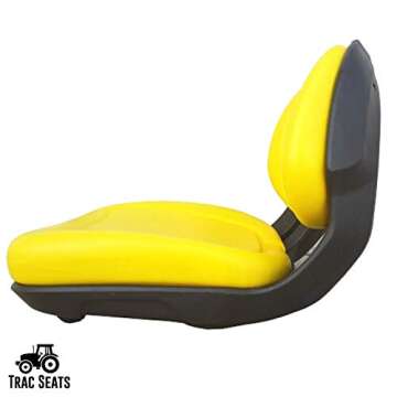 TRAC SEATS Yellow Seat for John Deere X500 X520 X530 X534 X540 X570 X580 2210 AM136400 AM136044 AUC11188 Tractor/Mower (SAME DAY SHIPPING)