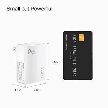 TP-Link AV1000 Powerline Starter Kit (TL-PA7017 KIT) - Gigabit Port, Plug&Play, Ethernet Over Power, Nano Size, Ideal for Smart TV, Online Gaming, Wired Connection Only (Renewed)