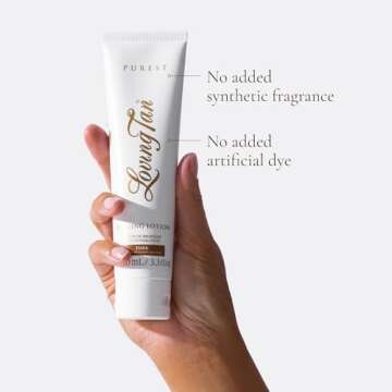Loving Tan Purest Tanning Lotion Dark - Vegan, Organic, Quick-Dry
