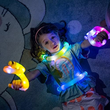 LED Pop Tubes Sensory Toys for Kids & Adults - NUTTY TOYS