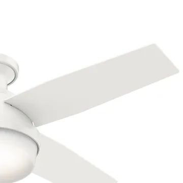 Hunter 59244 Dempsey Ceiling Fan Fresh White Modern Elegance