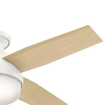 Hunter 59244 Dempsey Ceiling Fan Fresh White Modern Elegance