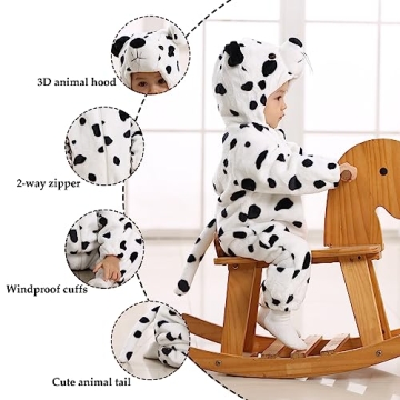 TONWHAR Baby Cartoon Animal Costume for Halloween Fun
