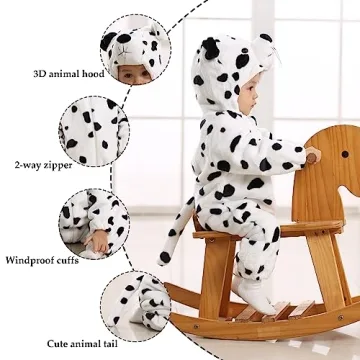 TONWHAR Baby Cartoon Animal Costume for Halloween Fun