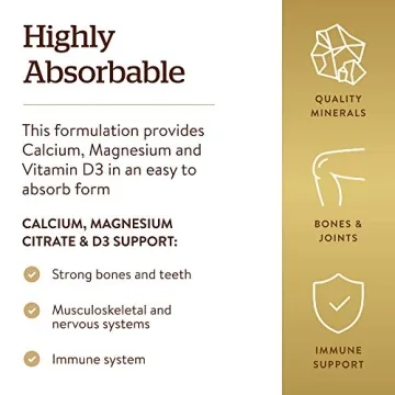 Buy Solgar Calcium Magnesium D3 Supplement for Strong Bones