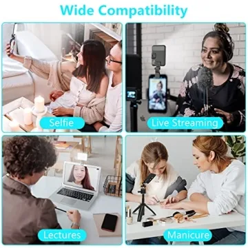 ANAUTIN 60 LED Selfie Light with 7 Modes 10-Level Brightness