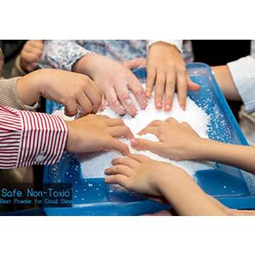 NAJUOPO 19 OZ Instant Snow Powder Makes 8-10 Gallons Fake Snow, Artificial Snow Perfect for Best Pow...