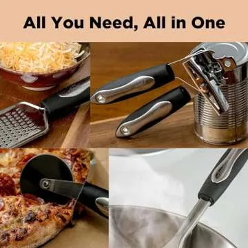 Asani 25-Piece Stainless Steel Kitchen Utensil Set | Non-Stick Cooking Gadgets and Tools Kit | Durable Dishwasher-Safe Cookware Set | Kitchenware Gift Idea, Best New Apartment Essentials