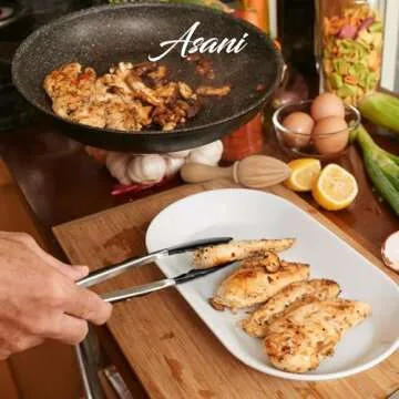 Asani 25-Piece Stainless Steel Kitchen Utensil Set | Non-Stick Cooking Gadgets and Tools Kit | Durable Dishwasher-Safe Cookware Set | Kitchenware Gift Idea, Best New Apartment Essentials