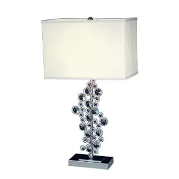 Stunning Elegant Designs Prismatic Crystal Table Lamp