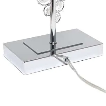 Stunning Elegant Designs Prismatic Crystal Table Lamp