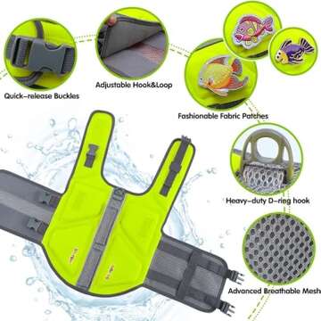 Sheripet Stylish Dog Life Jacket for Large Pets