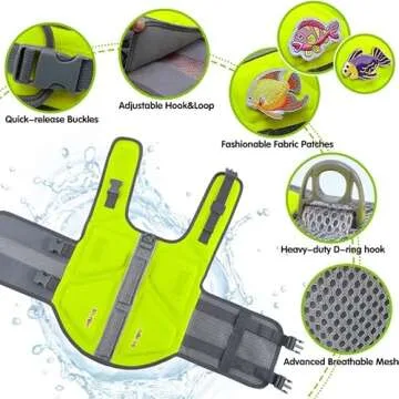 Sheripet Stylish Dog Life Jacket for Large Pets