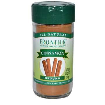 Frontier Co-op Organic Ground Korintje Cinnamon - 1.92oz - Gourmet, Kosher, All-Natural Flavor