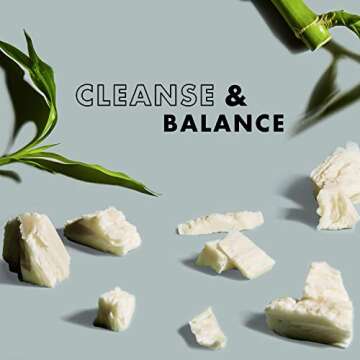 SheaMoisture Face and Body Bar for Oily, Blemish-Prone Skin African Black Soap Paraben Free 3.5 oz 4 Count, facial cleanser