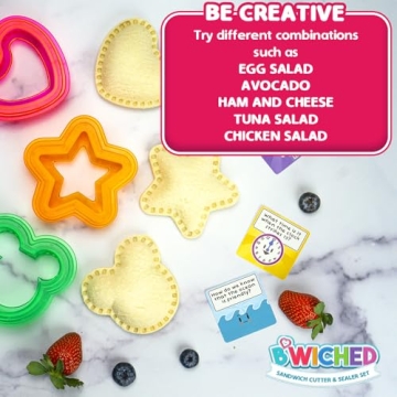 Savoychef Sandwich Cutter Sealer Fun Shapes Kids Lunch