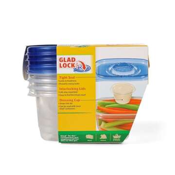 GladWare 24 Ounce Snack Containers for Meal Prep