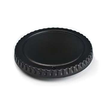VKO Front Body Cap & Rear Lens Cap Replacement for Canon EOS 60D 70D 77D 80D 7D 5D Mark II III IV 75...