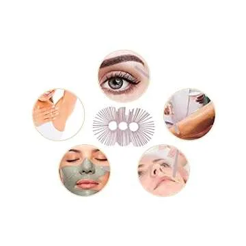 Huini 1000 Ct Wooden Waxing Sticks for Precision Hair Removal