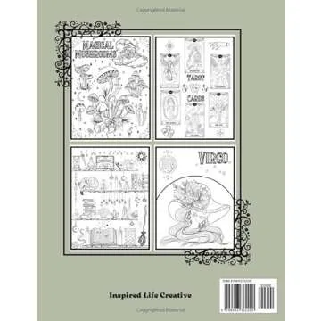 Modern Witch Coloring Book: For Adults and Teens, Filled With Magical Coloring Pages on Astrology, T...