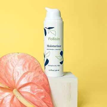 Follain Moisturizer: Replenish + Protect | Improves Look of Fine Lines and Wrinkles, Hydrating, Lightweight Daily Facial Lotion for Normal to Dry Skin with Peptide Complex, Cruelty Free, 1.7 fl oz