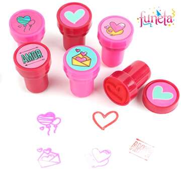 Funeta 30 Pack Fun Valentine Stationery for Kids Gifts