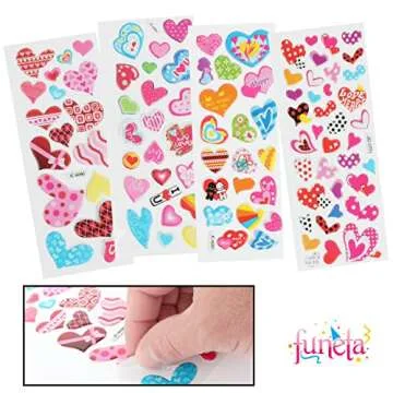 Funeta 30 Pack Fun Valentine Stationery for Kids Gifts